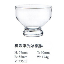 Machine Blow Glass with Good Price Ice Cream Bowl Kb-Hn01030